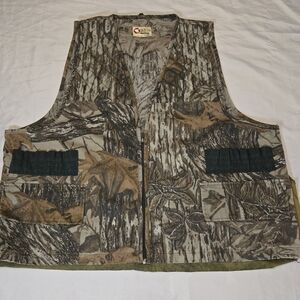 Vtg Realtree Sports Afield Camo Vest Mens Size XXL Pockets Duck,Hunting See Pics